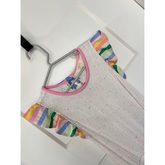 Matilda Jane Girls Dots Lets Go Together Kindness Romper Multicolor Size 6 - Picture 4 of 13